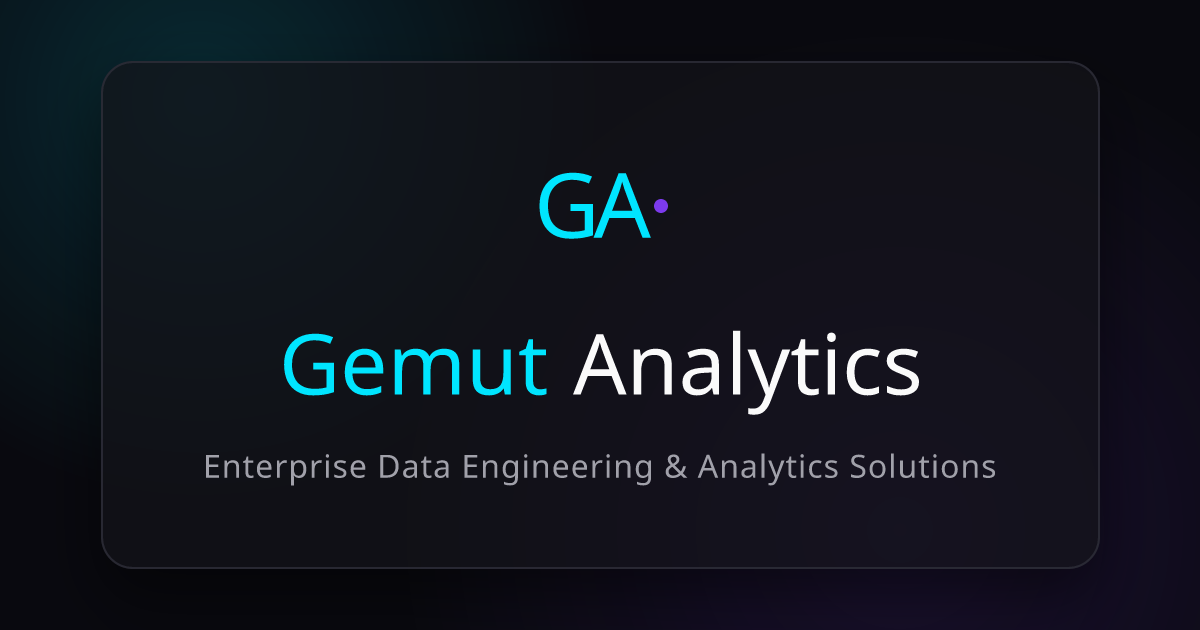 Gemut Analytics | Transform Your Data Into Insights